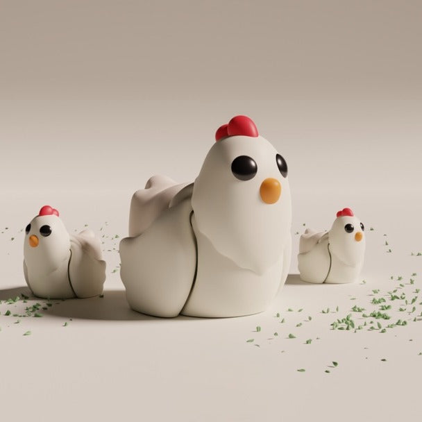 Fluffy — The Puffball Chicken